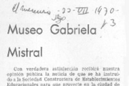 Museo Gabriela Mistral