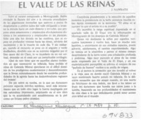 El valle de las reinas