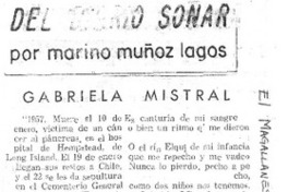 Prosa religiosa de Gabriela Mistral