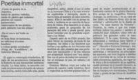 Poetisa inmortal