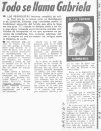 Cómo escribía Gabriela Mistral.