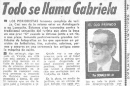 Cómo escribía Gabriela Mistral.