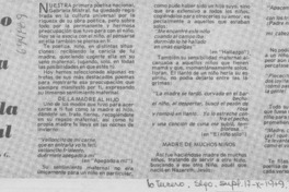 El niño en la poesía de Gabriela Mistral