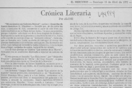 Crónica literaria
