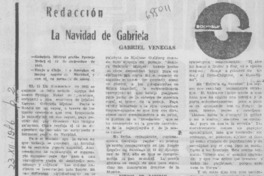 La navidad de Gabriela