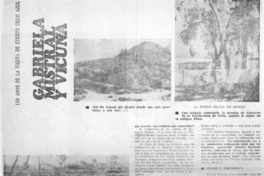 Gabriela Mistral y Vicuña