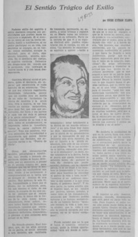 El sentido trágico del exilio