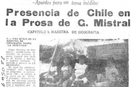 La voz de la Mistral