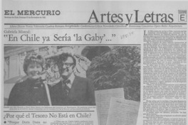 En Chile ya sería "la Gaby"..."