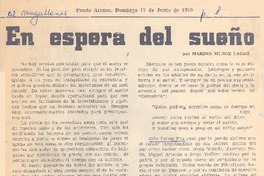 En espera del sueño