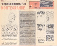Pequeña biblioteca" en Montegrande