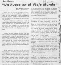 Un huaso en el viejo mundo".