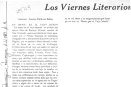 Un huaso en el viejo mundo