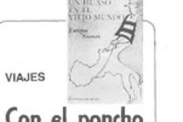 Con el poncho a cuestas