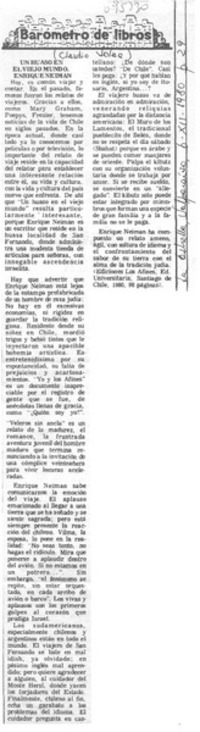 Un huaso en el viejo mundo