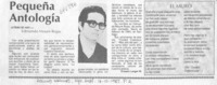 Pequeña antología