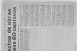 Increíble: los derechos de obras mistralinas: 70 pesos 80 centavos.