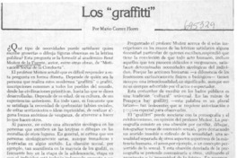 Los "graffitti"