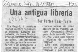 Una antigua librería