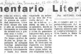 Comentario literario