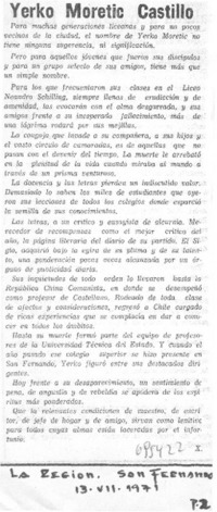 Yerko Moretic Castillo