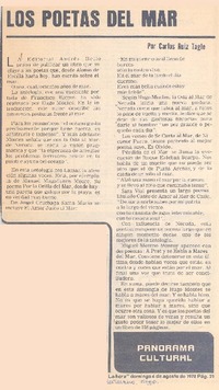 Los poetas del mar