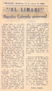 Nuestra Gabriela universal