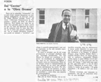 El Primer premio logrado por la poetisa chilena.