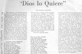 Dios lo quiere
