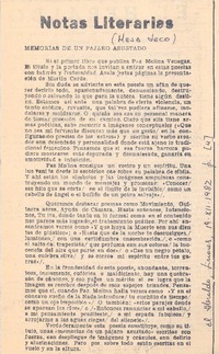 Memorias de un pájaro asustado