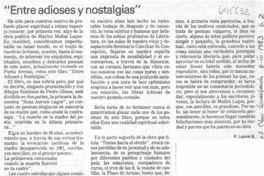 Entre adioses y nostalgias