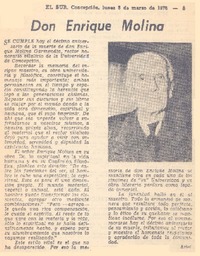 Don Enrique Molina