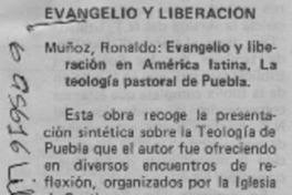 Evangelio y liberación