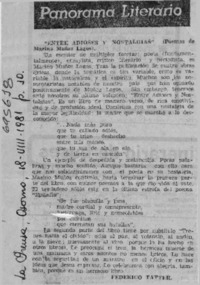 Entre adioses y nostalgias