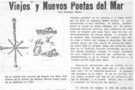 Viejos y nuevos poetas del mar