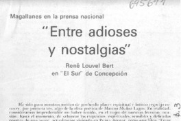 Entre adioses y nostalgias