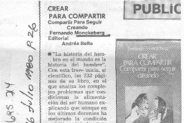 Crear para compartir.