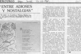 Entre adioses y nostalgias.