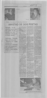 Amistad de dos poetas