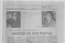 Amistad de dos poetas