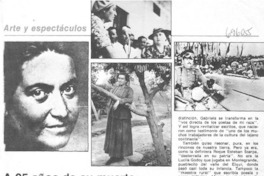Facetas desconocidas de Gabriela Mistral