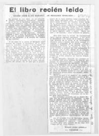 "Entre ayer y un mañana"