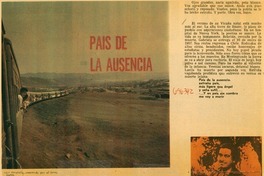 País de la ausencia.