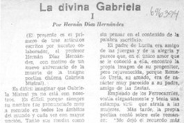 La divina Gabriela