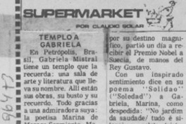 Templo a Gabriela
