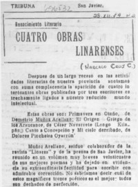 Cuatro obras linarenses