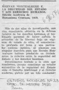 La seguridad del estado y los derechos humanos