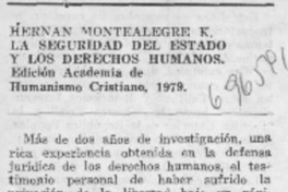 La seguridad del estado y los derechos humanos