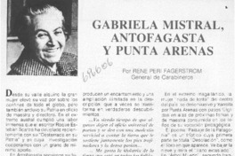 Gabriela Mistral, Antofagasta y Punta Arenas