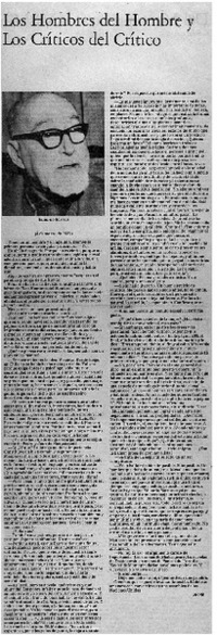 Los Hombres del hombre y los críticos del crítico